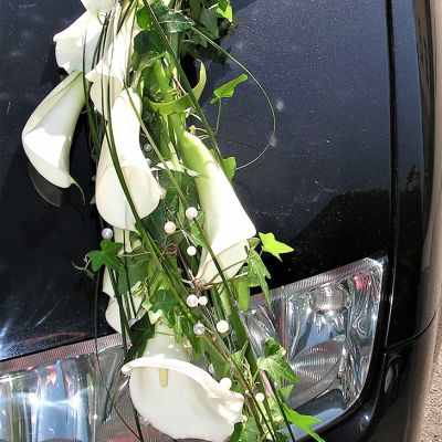 Autoschmuck-Hochzeit