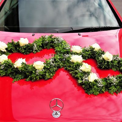 Autoschmuck-Hochzeit