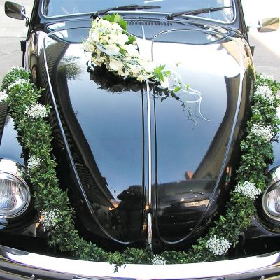 Autoschmuck-Hochzeit