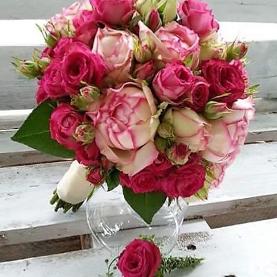 Brautstrauß-rosa