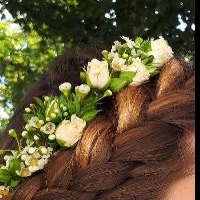 Haarschmuck-weiß