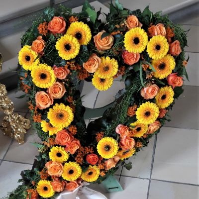 Herz-orange-gelb